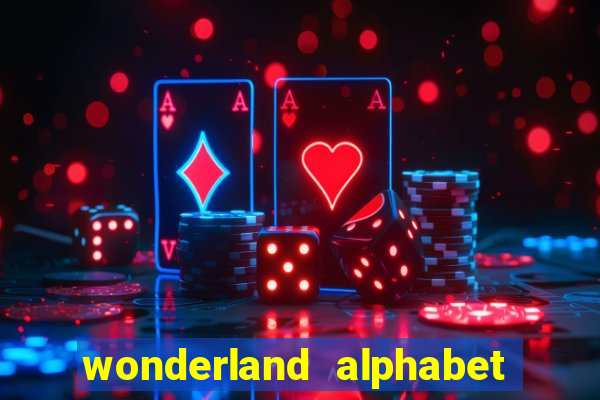 wonderland alphabet comic studio